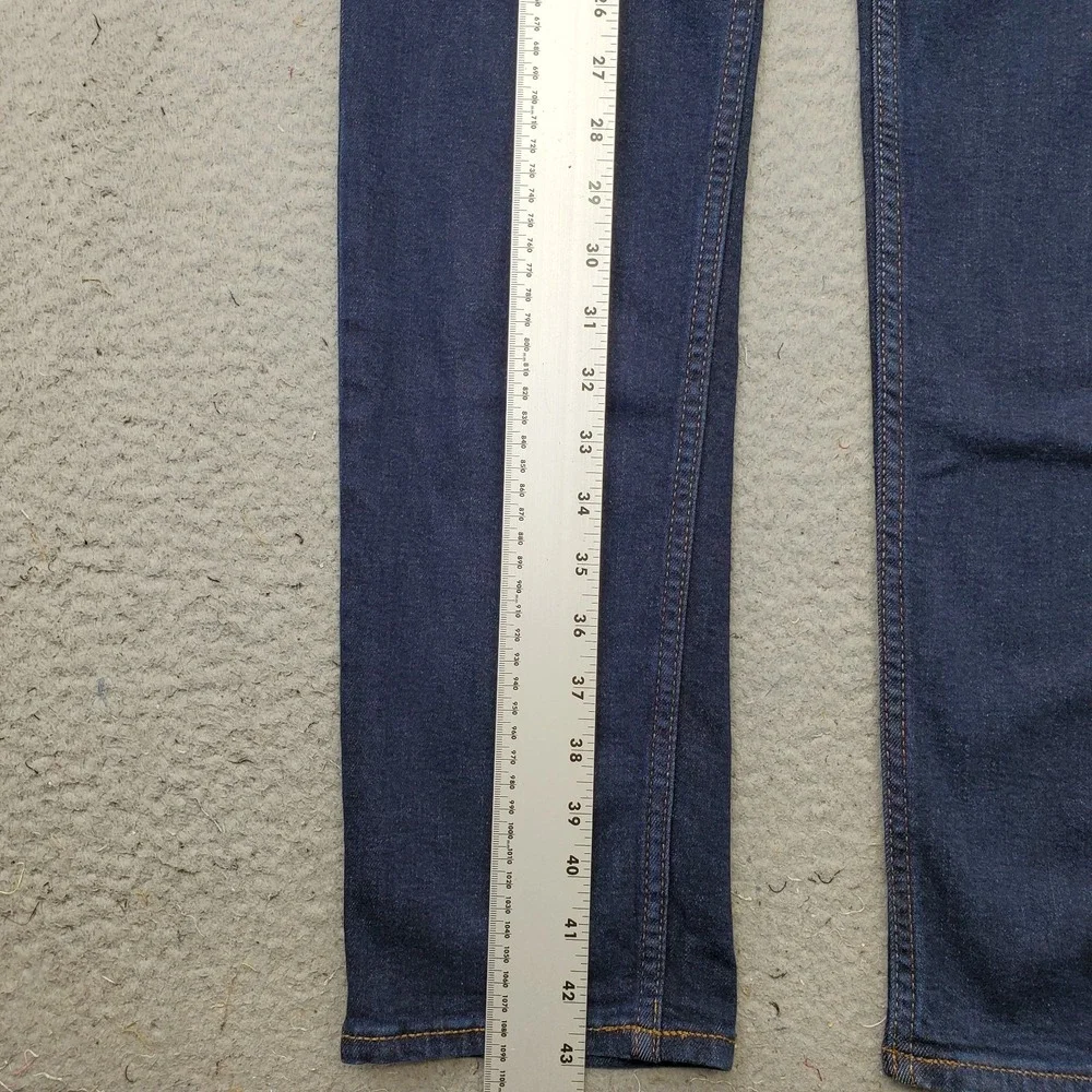 Banana Republic Travel Jeans Men 34x34 Blue Denim Slim Fit Skinny Leg Streetwear